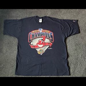 Cleveland Indians 1997 AL CHAMPS VINTAGE 2X SHIRT